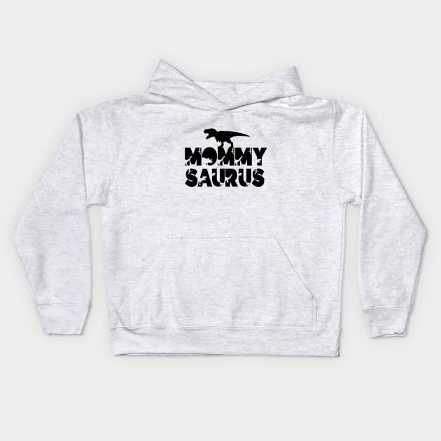 Mommy Saurus Kids Hoodie by DragonTees